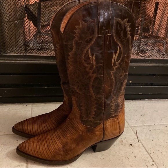 Dan Post Western Lizard Boots - Picture 3 of 8